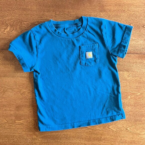 Carhartt blue pocket tee 2T - Picture 1 of 5